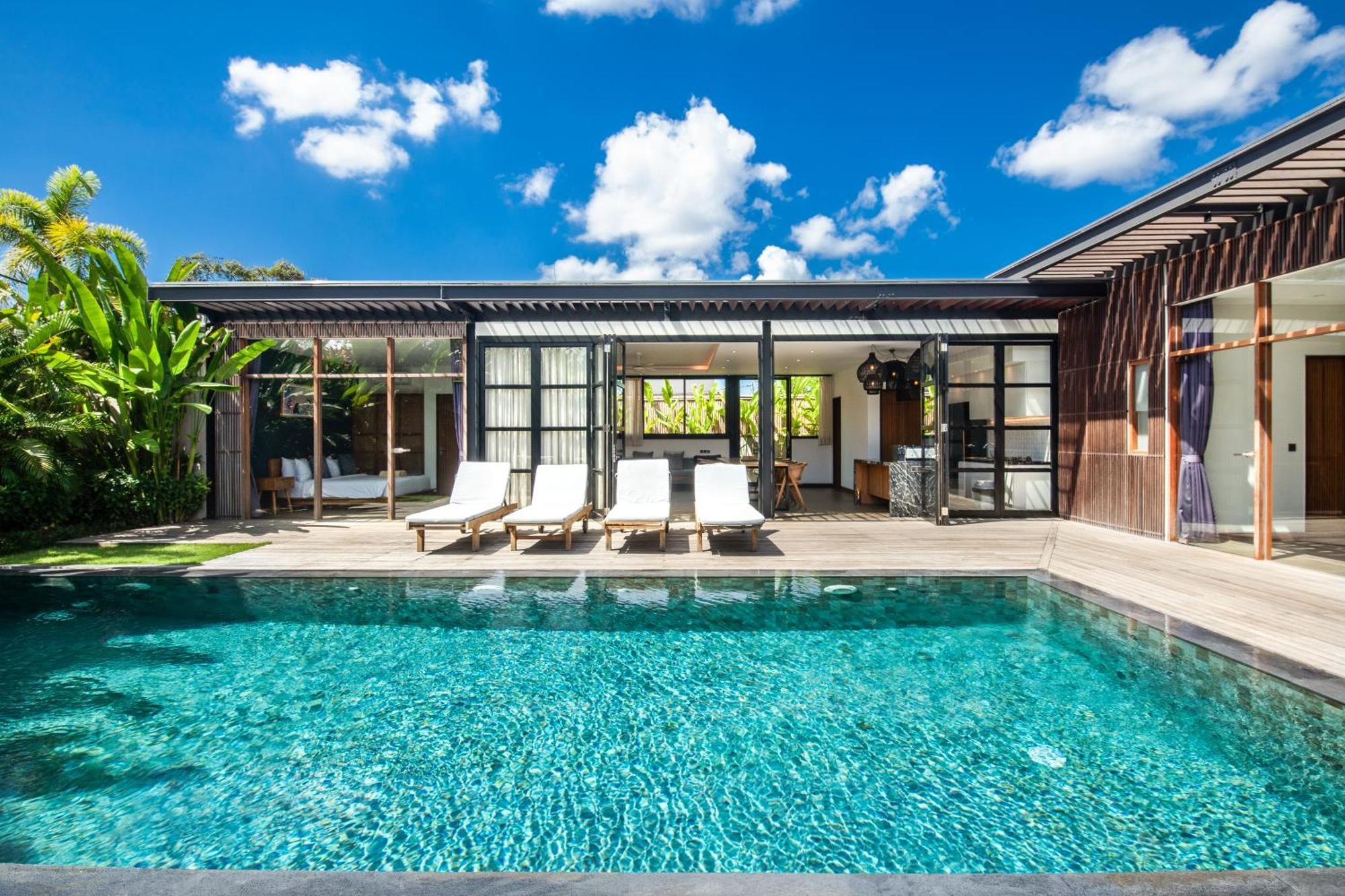 Brand New 5 Bedroom Villa Enclosed Living Room Canggu Exterior foto