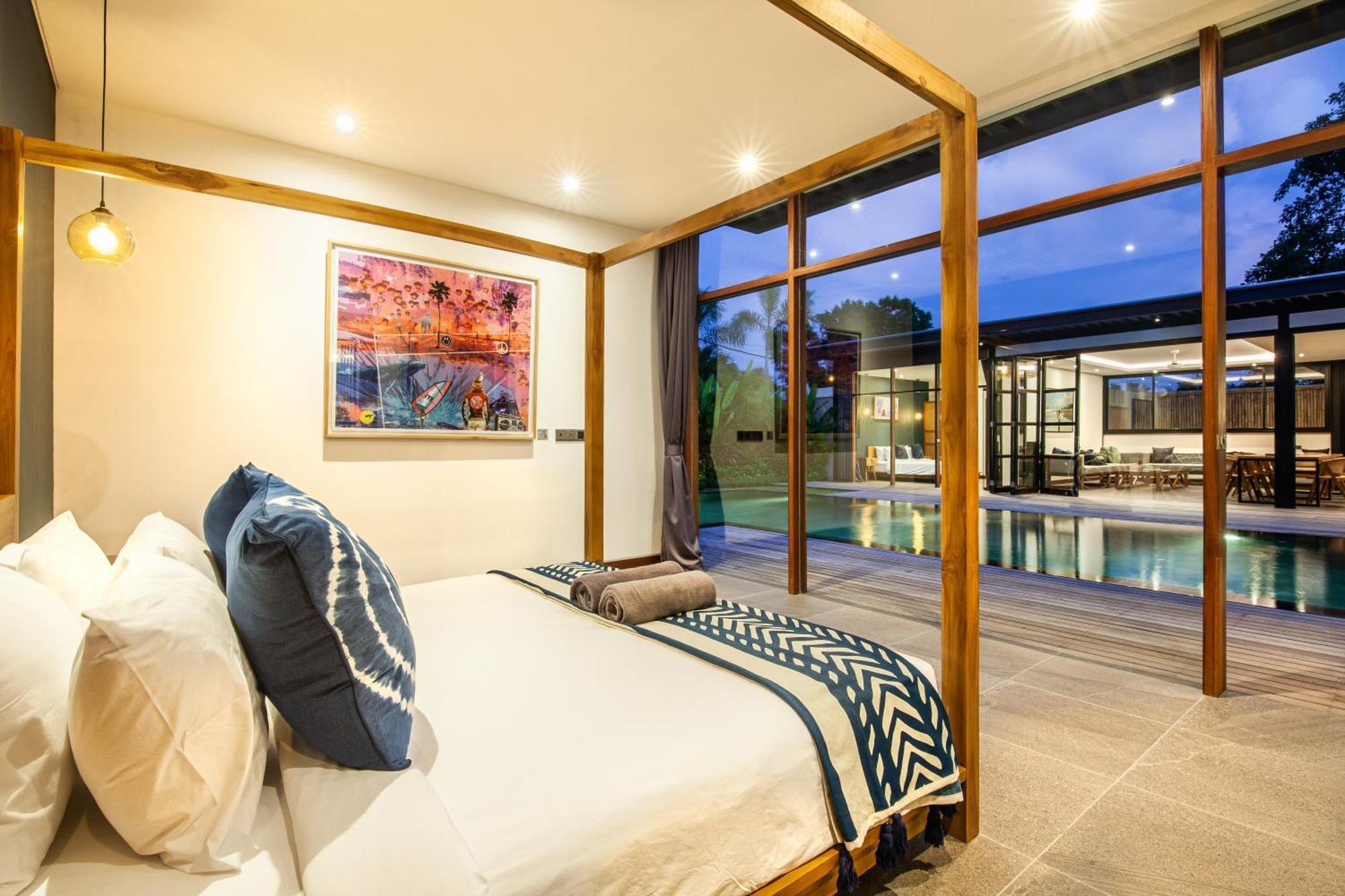 Brand New 5 Bedroom Villa Enclosed Living Room Canggu Exterior foto