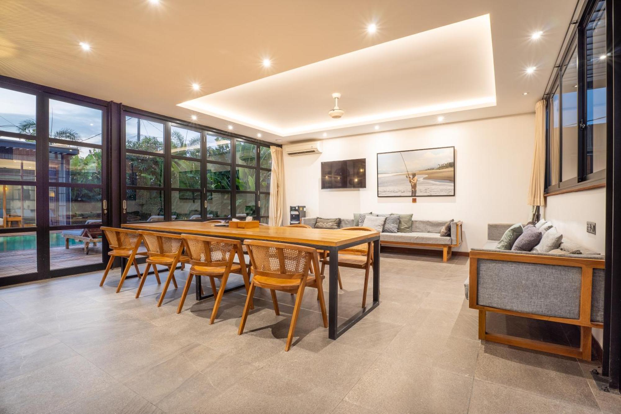 Brand New 5 Bedroom Villa Enclosed Living Room Canggu Exterior foto